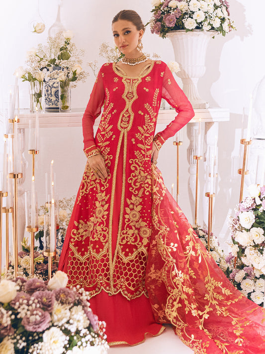 Buy Now, Sawariya 10 - Luxury Kalidaar Chiffon 2023 - Roheenaz -Shahana Collection UK - Wedding & Bridal Party Dresses 