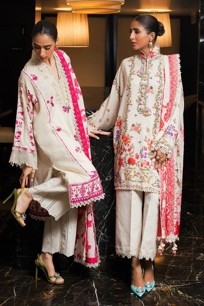 Shop Now - D#10A Muzlin Winter - Vol 1 - Sana Safinaz - Wedding and Bridal Party Dresses - Shahana Collection UK - Pakistani Designer Wear - Winter 2023