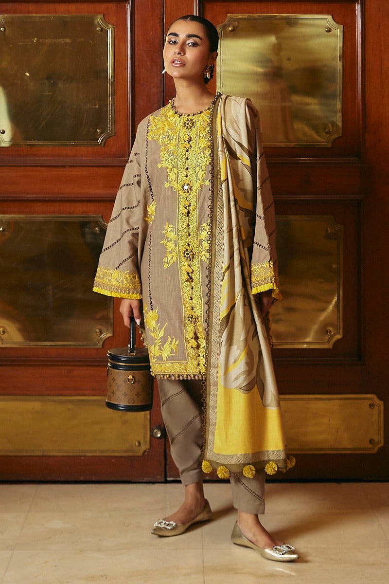 Shop Now - D#11A Muzlin Winter - Vol 1 - Sana Safinaz - Wedding and Bridal Party Dresses - Shahana Collection UK - Pakistani Designer Wear - Winter 2023