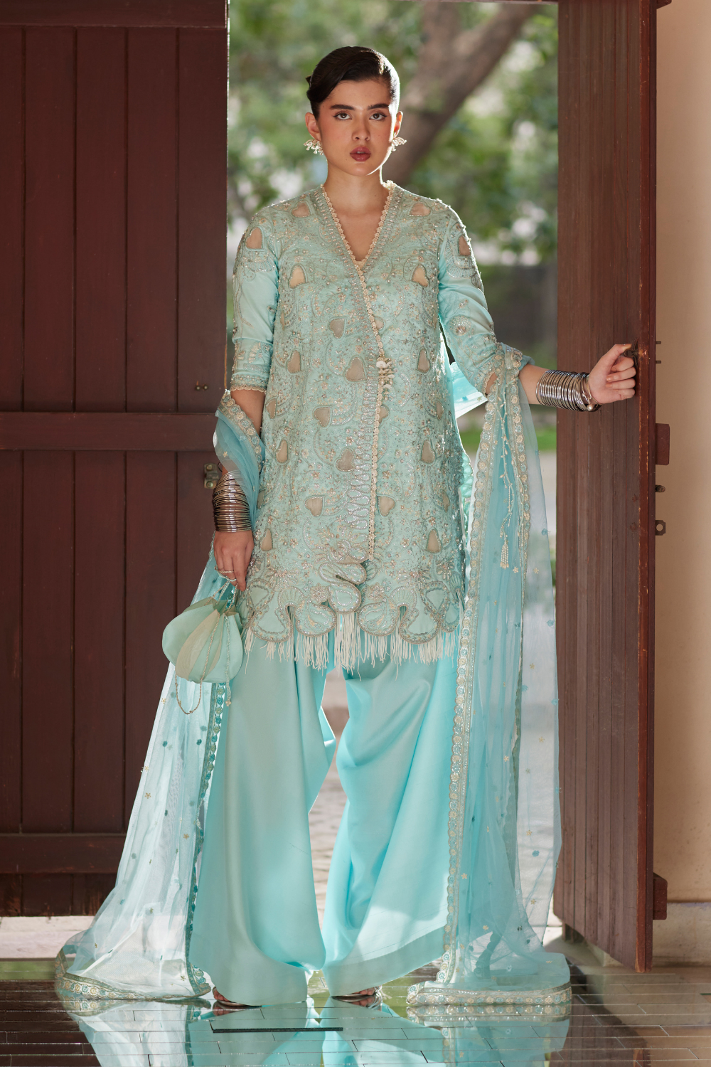 Aks by Soraya Official Silk Suit - Shahana Collection UK