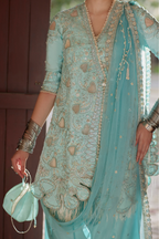 Aks by Soraya Official Silk Suit - Shahana Collection UK