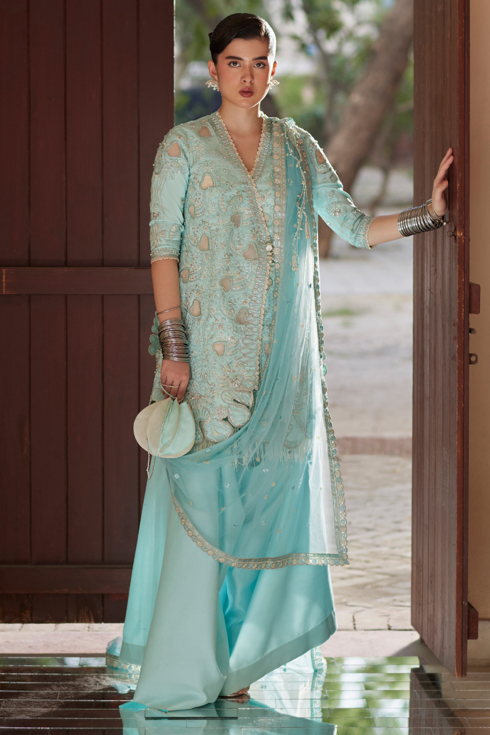 Aks by Soraya Official Silk Suit - Shahana Collection UK