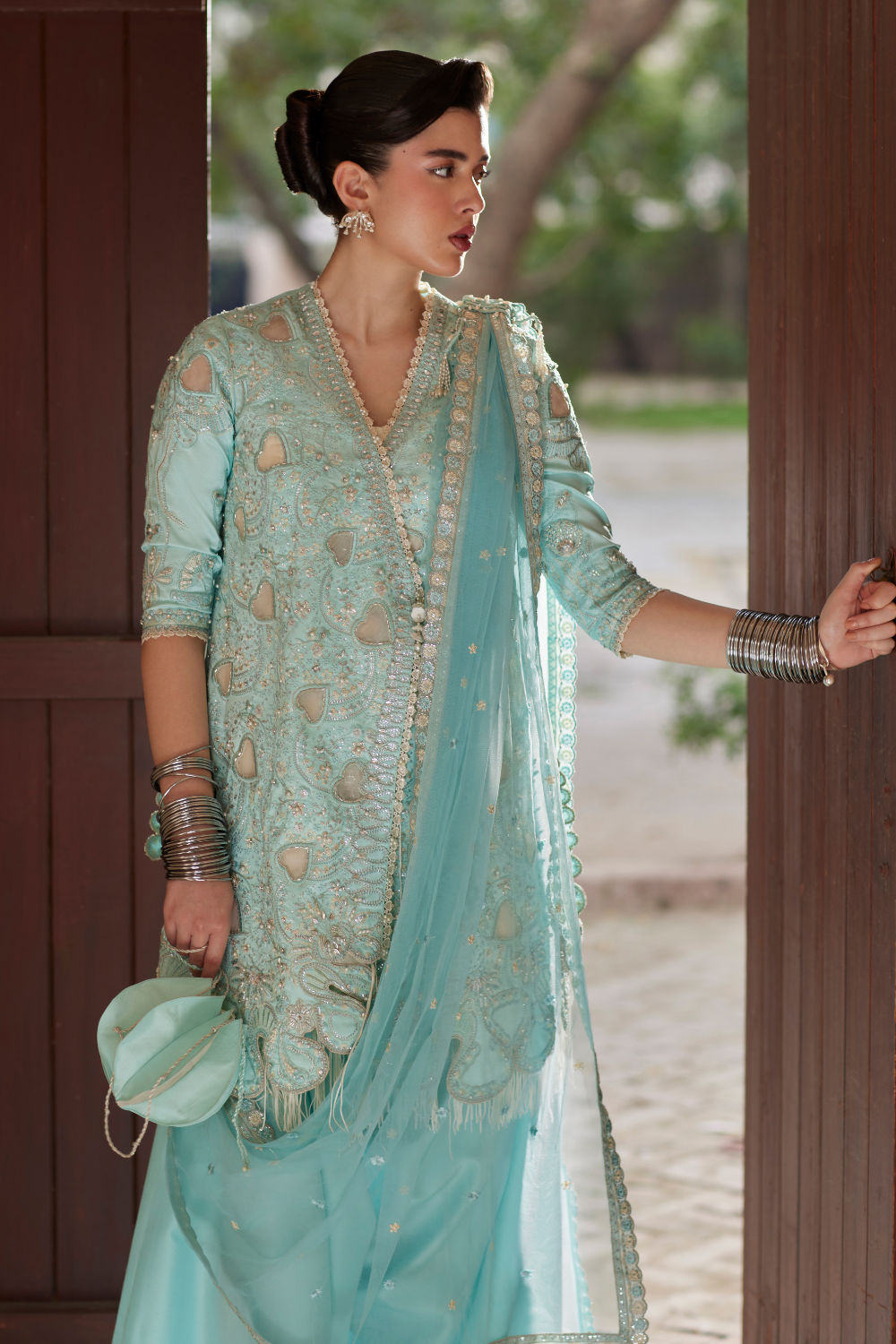 Aks by Soraya Official Silk Suit - Shahana Collection UK