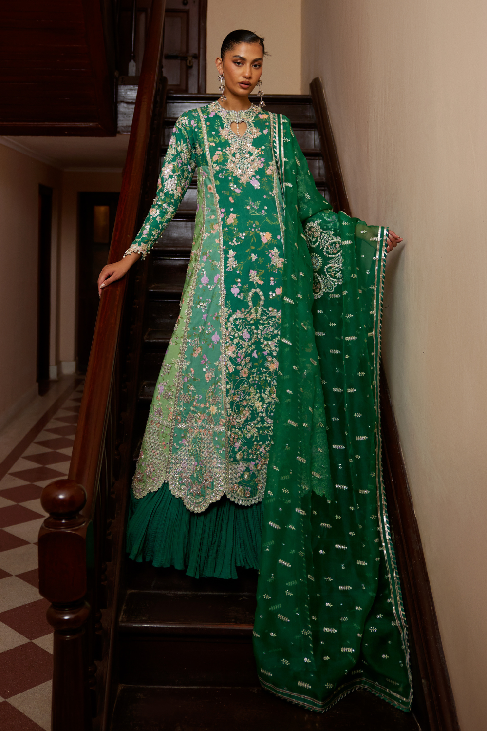 Sorelle by Soraya Official Paneled Suit - Shahana Collection UK