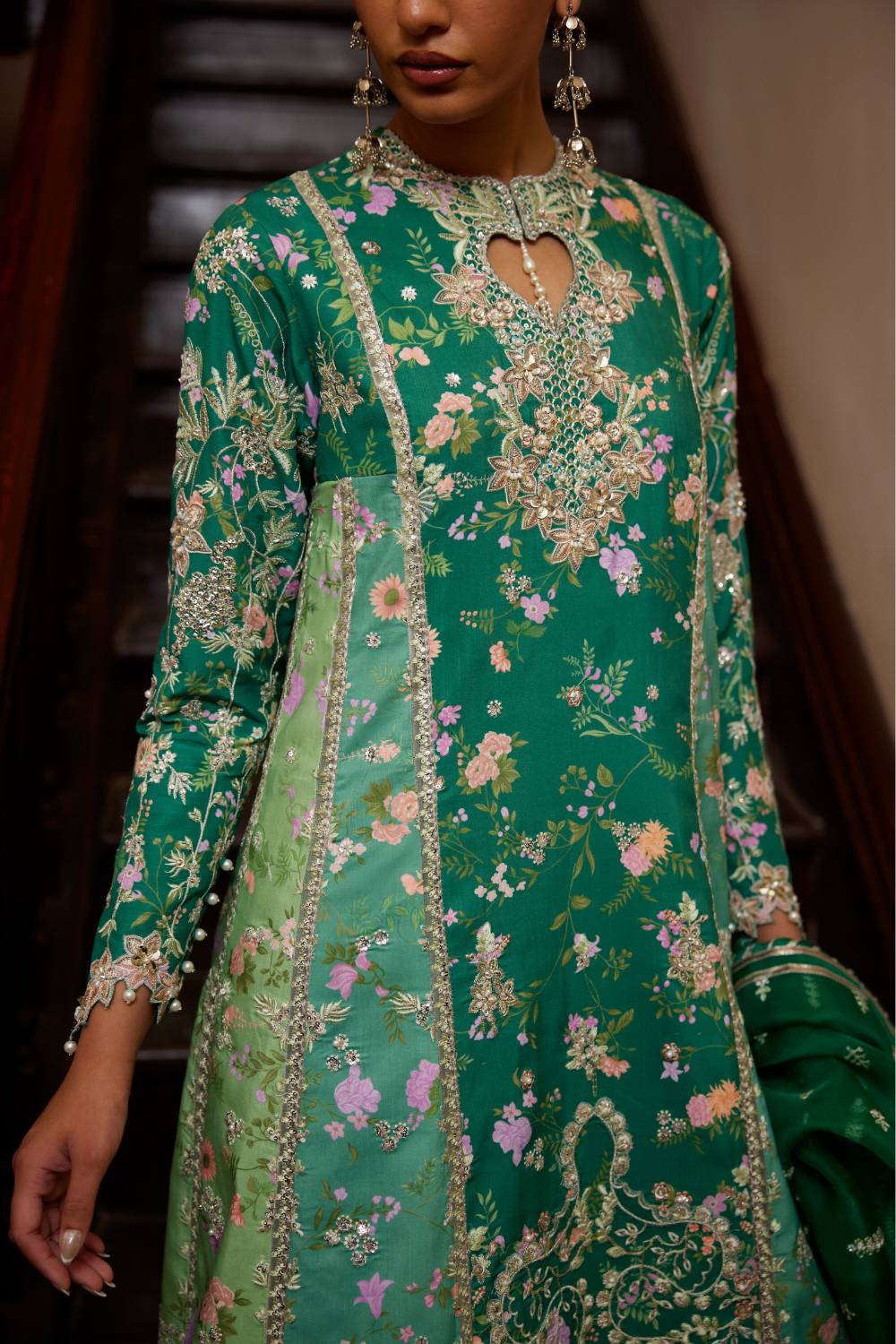 Sorelle by Soraya Official Paneled Suit - Shahana Collection UK