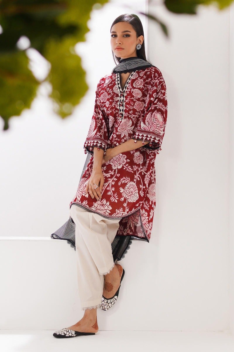 16A - Mahay Summer Lawn Collection'23 - Shahana Collection UK -Sana Safinaz 