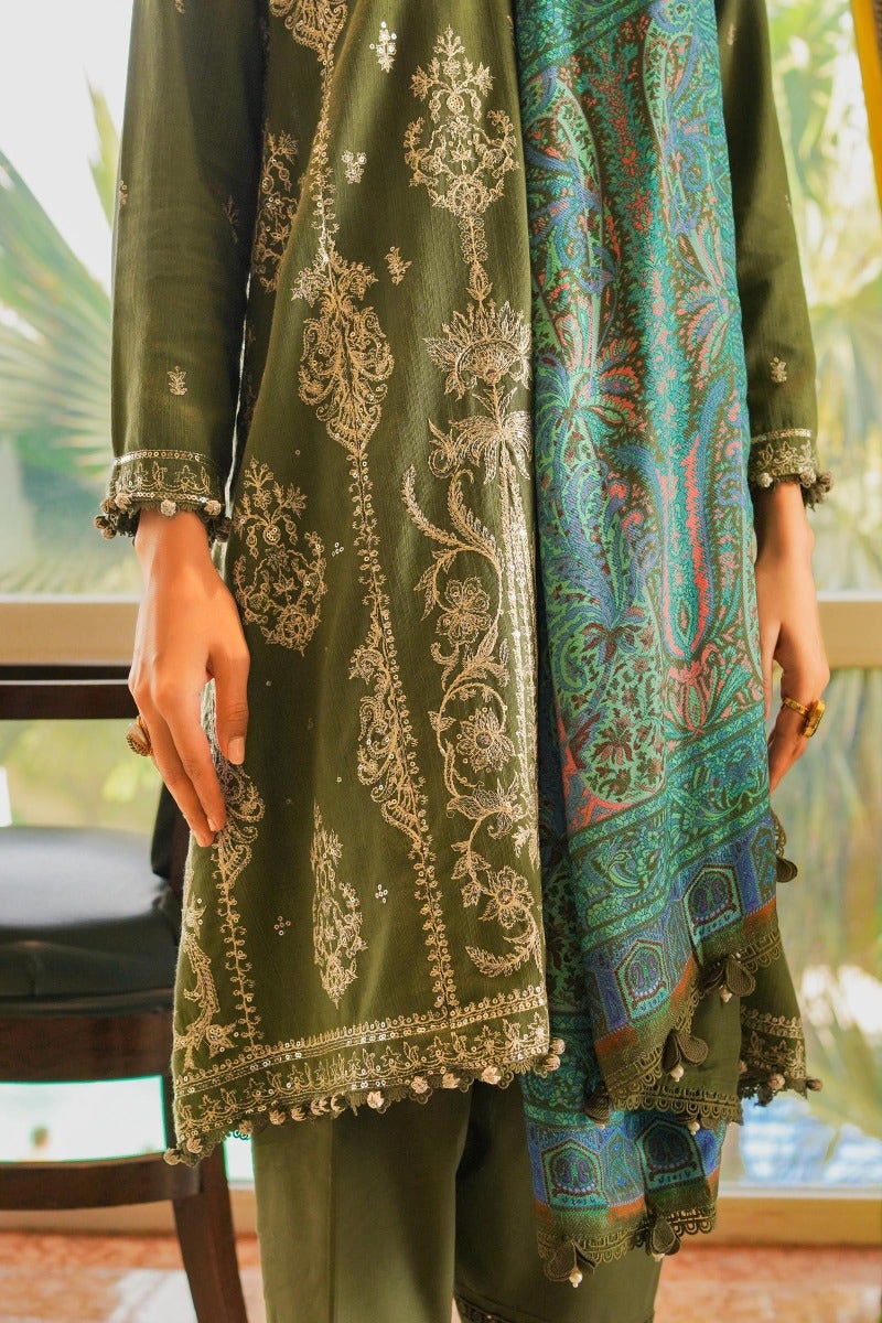 Shop Now - D#17A Muzlin Winter - Vol 1 - Sana Safinaz - Wedding and Bridal Party Dresses - Shahana Collection UK - Pakistani Designer Wear - Winter 2023