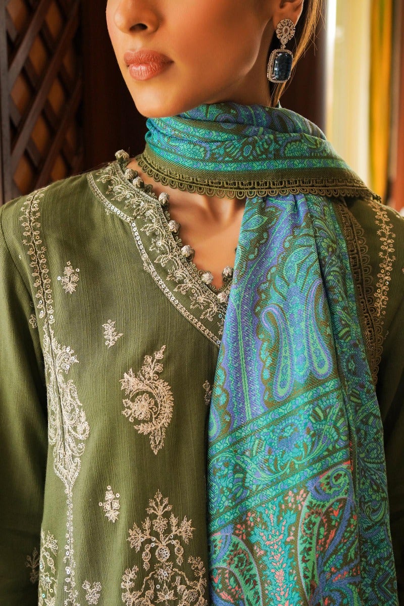 Shop Now - D#17A Muzlin Winter - Vol 1 - Sana Safinaz - Wedding and Bridal Party Dresses - Shahana Collection UK - Pakistani Designer Wear - Winter 2023
