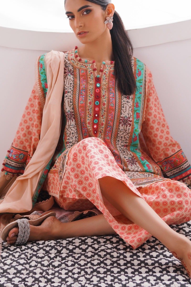 18A - Mahay Summer Lawn Collection'23 - Shahana Collection UK -Sana Safinaz 