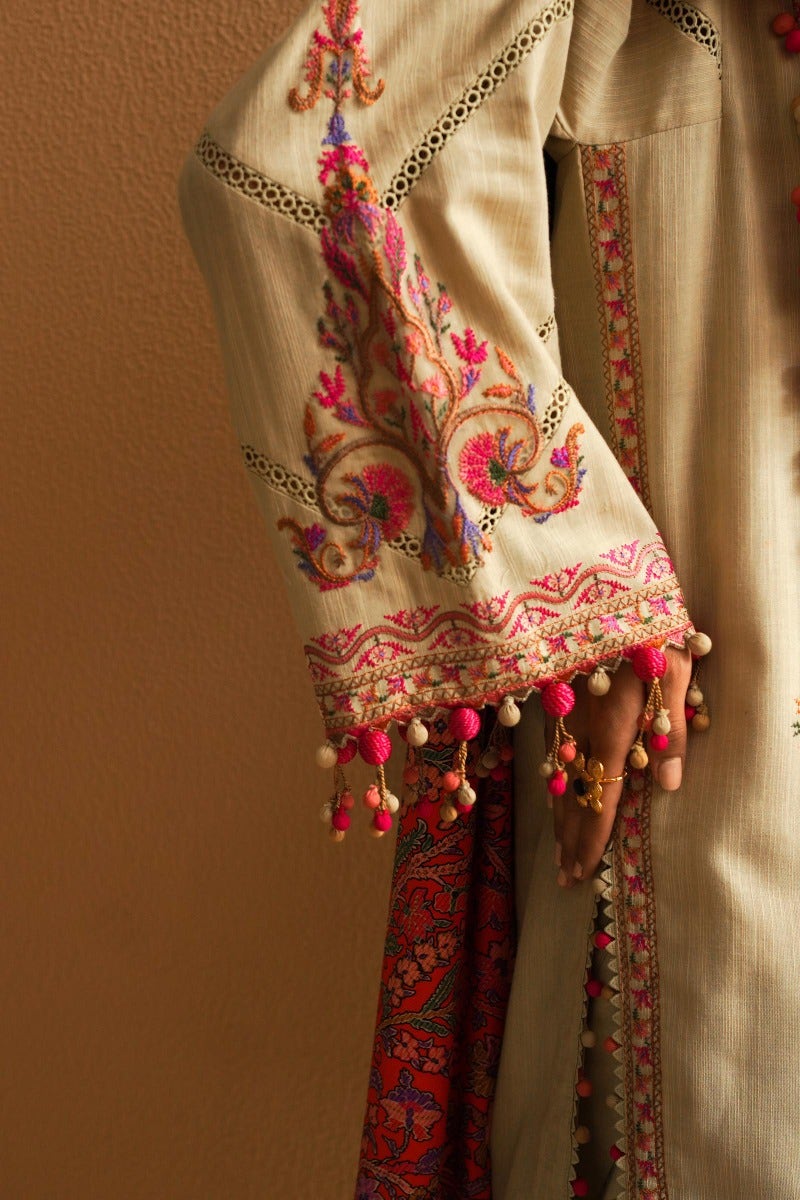 Shop Now - D#19A Muzlin Winter - Vol 1 - Sana Safinaz - Wedding and Bridal Party Dresses - Shahana Collection UK - Pakistani Designer Wear - Winter 2023