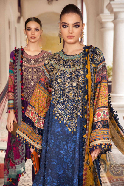 Buy Now - D#1B - M prints'23 - Shahana Collection UK - Wedding and Bridal Party Dresses - Winter 2023 - Cambric - Shahana Uk