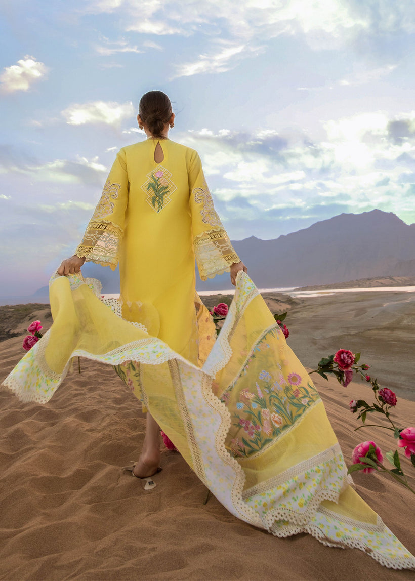 Buy Now, French Summer - 1B - Crimson Luxury Lawn 2023 - Saira Shakira - Shahana Collection UK - Wedding and Bridal Party Dresses