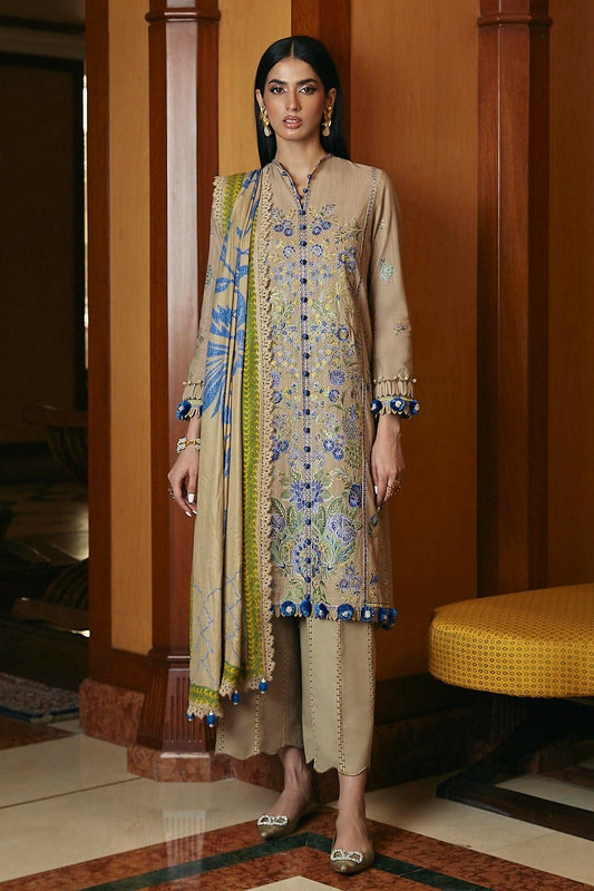 Shop Now - D#20A Muzlin Winter - Vol 1 - Sana Safinaz - Wedding and Bridal Party Dresses - Shahana Collection UK - Pakistani Designer Wear - Winter 2023