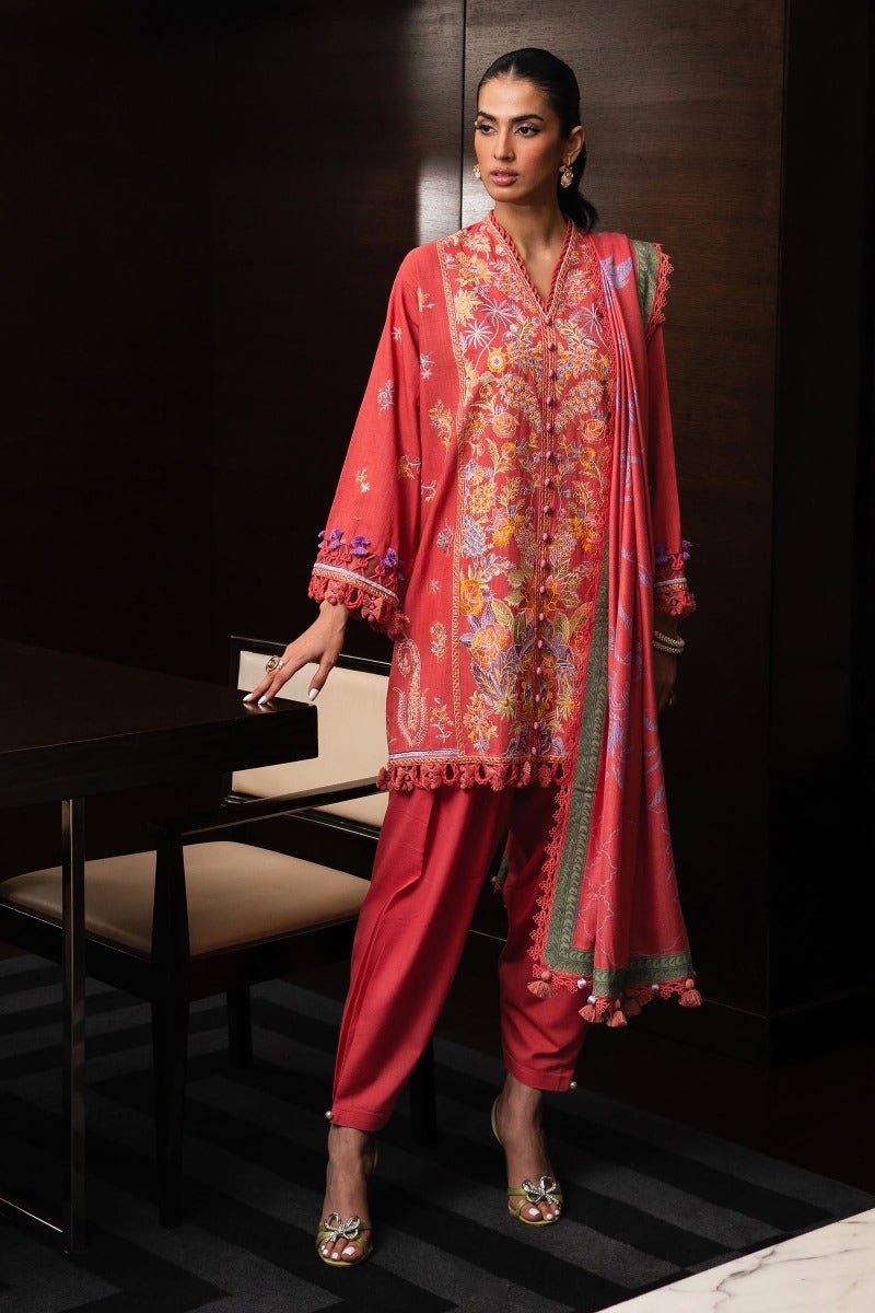 Shop Now - D#20B Muzlin Winter - Vol 1 - Sana Safinaz - Wedding and Bridal Party Dresses - Shahana Collection UK - Pakistani Designer Wear - Winter 2023