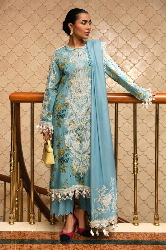 Shop Now - D#21B Muzlin Winter - Vol 1 - Sana Safinaz - Wedding and Bridal Party Dresses - Shahana Collection UK - Pakistani Designer Wear - Winter 2023