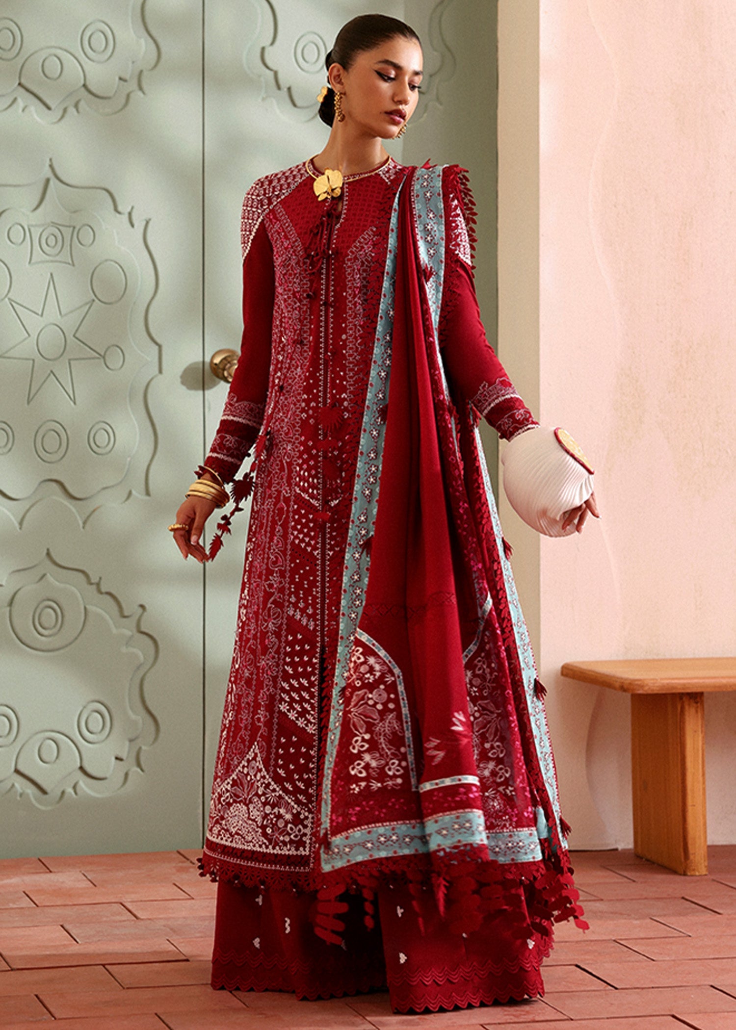Ineesa by Suffuse Unstitched Lawn - Shahana Collection UK