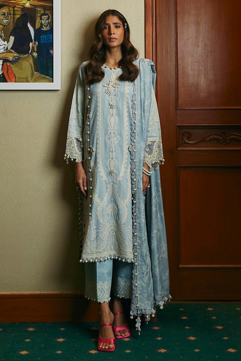 Shop Now - D#22B Muzlin Winter - Vol 1 - Sana Safinaz - Wedding and Bridal Party Dresses - Shahana Collection UK - Pakistani Designer Wear - Winter 2023
