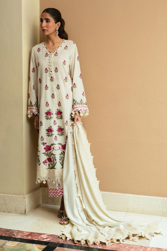 Shop Now - D#24A Muzlin Winter - Vol 1 - Sana Safinaz - Wedding and Bridal Party Dresses - Shahana Collection UK - Pakistani Designer Wear - Winter 2023