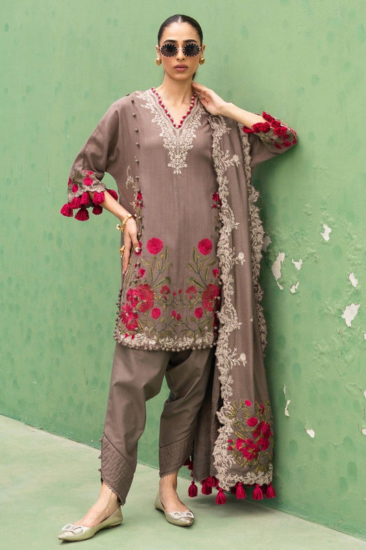 Shop Now - D#25A Muzlin Winter - Vol 1 - Sana Safinaz - Wedding and Bridal Party Dresses - Shahana Collection UK - Pakistani Designer Wear - Winter 2023