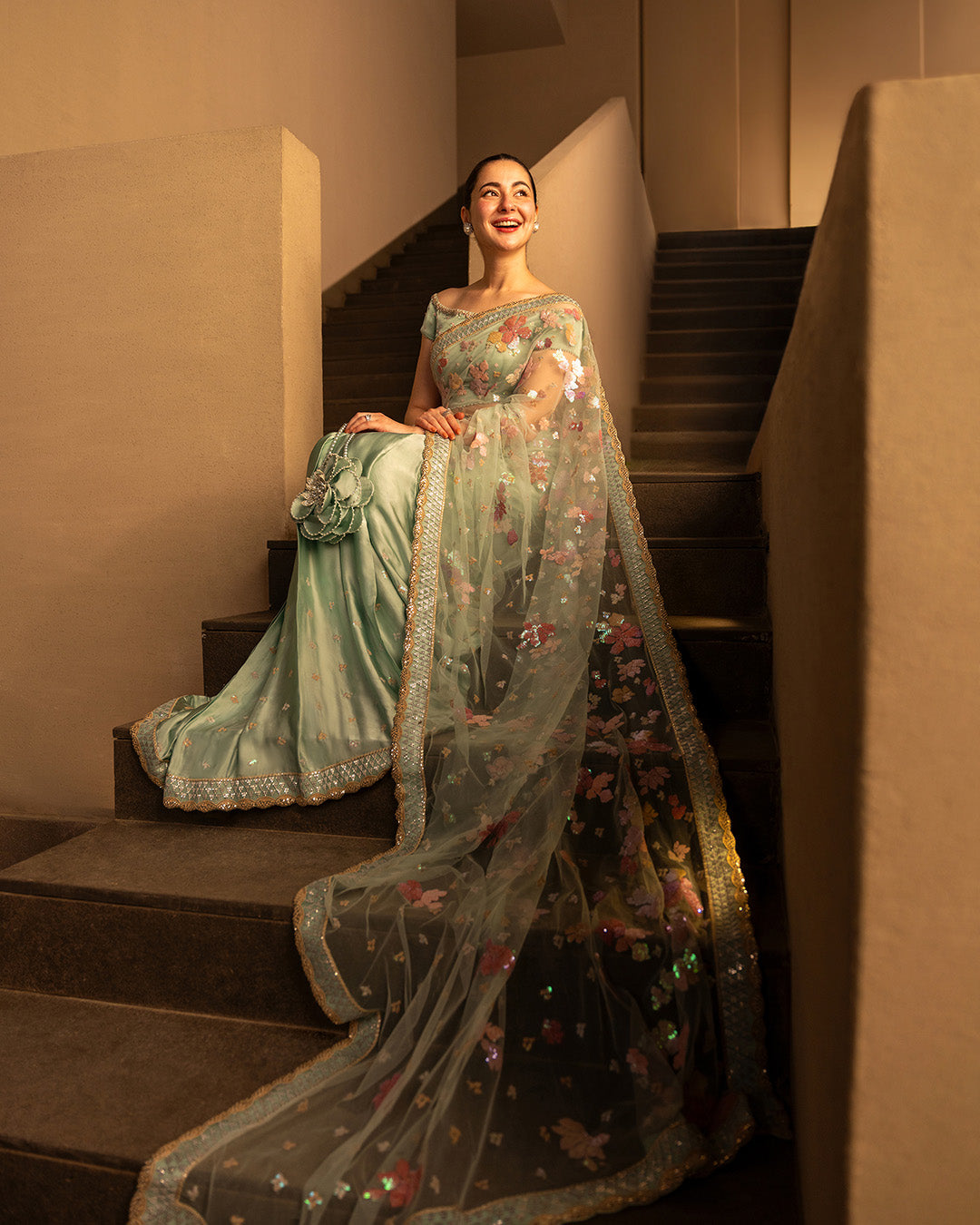 Nureet by Faiza Saqlain Made To Order - Shahana Collection UK