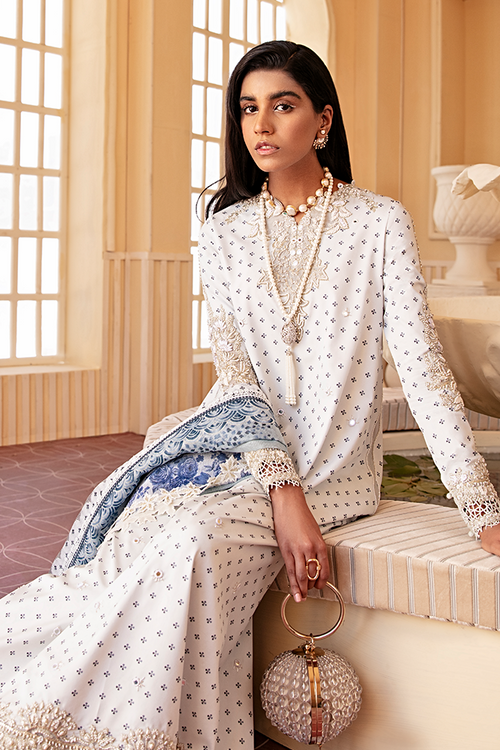Azure Sky Luxury Pret '21 Suffuse by Suffuse By Sana Yasir Luxury Pret - Shahana Collection UK