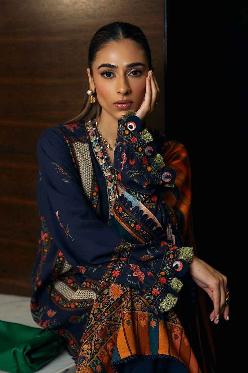 Shop Now - D#3A Muzlin Winter - Vol 1 - Sana Safinaz - Wedding and Bridal Party Dresses - Shahana Collection UK - Pakistani Designer Wear - Winter 2023