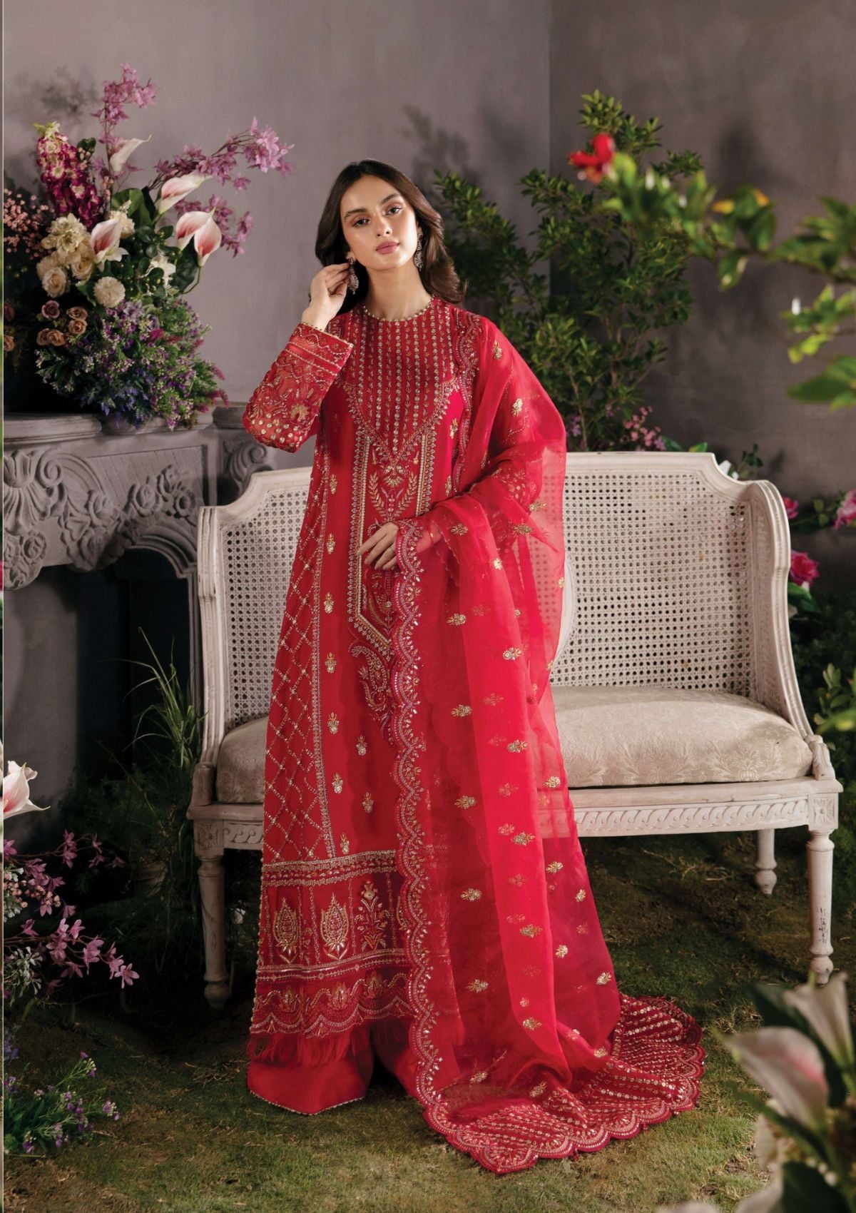 Buy Now - ALF - 04 - Afrozeh La' Fuschia Luxury Collection 2023 - Shahana Collection - Wedding and Bridal Dresses - Pakistani Designer Clothing - Shahana UK