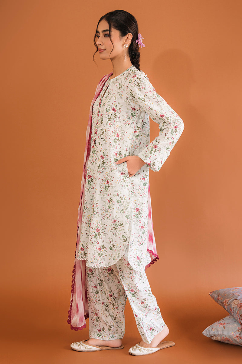 Buy Now - Subtle Allure - Petals and Prints - Lawn Collection 2023 - Cross Stitch - Shahana Collection UK - Wedding and Bridal Party Dresses 