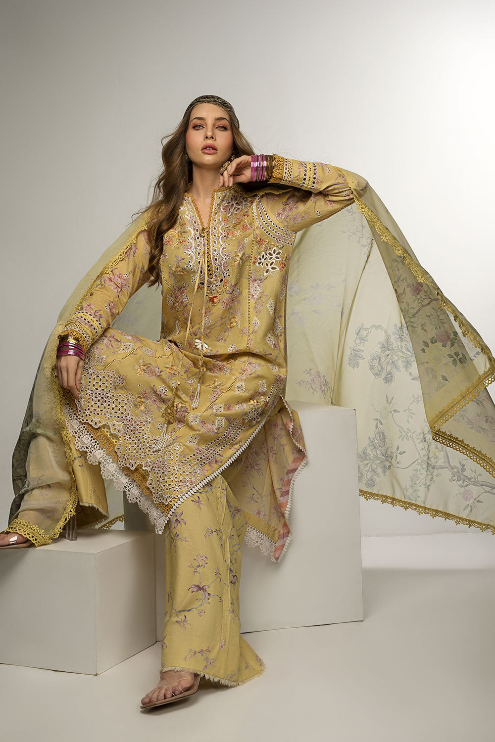 Buy Now, D#4B - Sobia Nazir Vital 2023 - Vol. 2 - Shahana Collection UK  - Wedding and Bridal Party Dresses - Sobia Nazir in UK - Summer Lawn 2023
