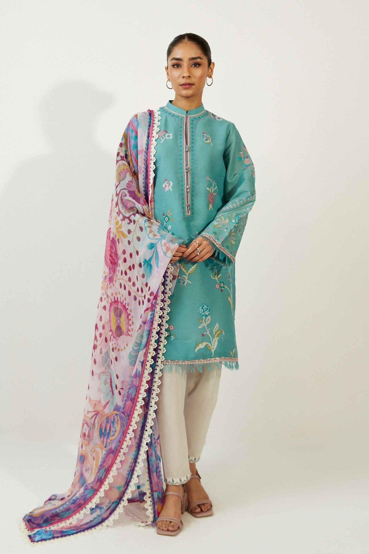 Buy Now, 4B - Coco Lawn Collection Vol.2 - Zara Shahjahan - Coco by Zara Shahjahan - Shahana Collection UK - Wedding and Bridal Party Dresses - Summer Lawn 2023