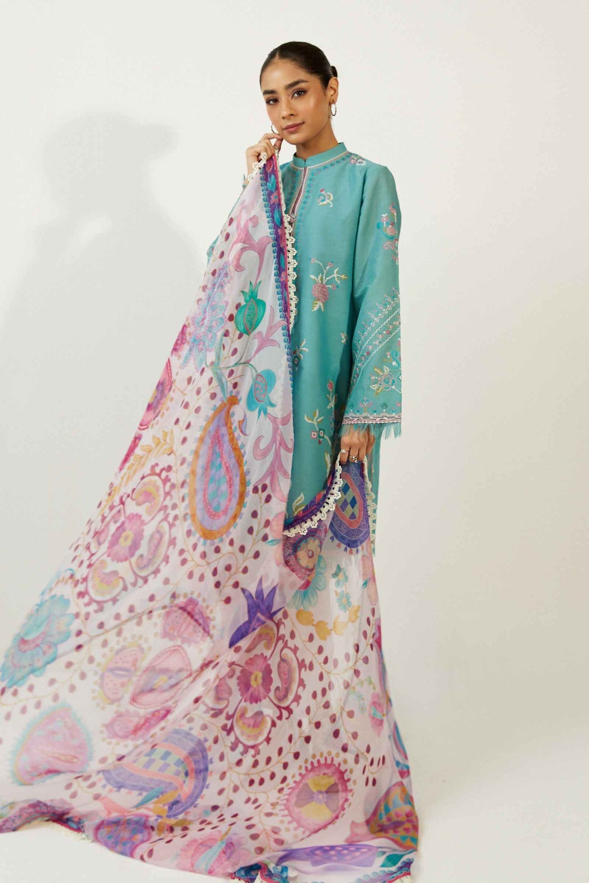 Buy Now, 4B - Coco Lawn Collection Vol.2 - Zara Shahjahan - Coco by Zara Shahjahan - Shahana Collection UK - Wedding and Bridal Party Dresses - Summer Lawn 2023