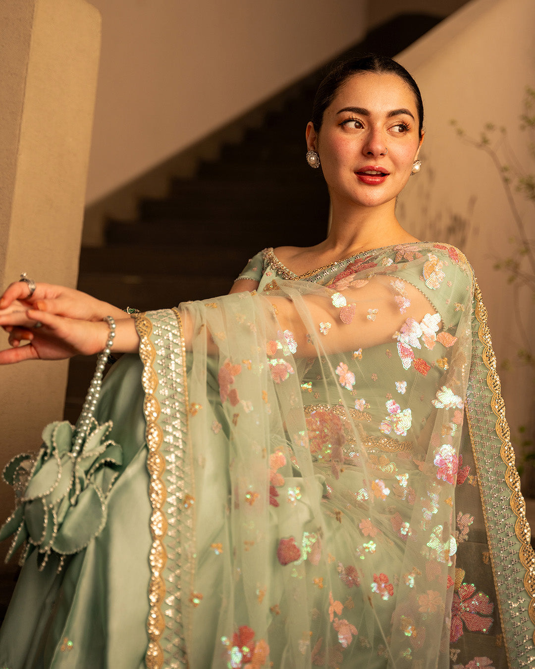 Nureet by Faiza Saqlain Made To Order - Shahana Collection UK