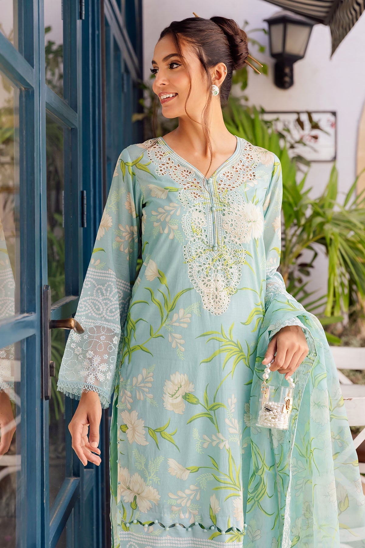 Shop Now, GL-05 - Glam Girl - Lawn Collection 2023 - Nureh - Shahana Collection UK - Wedding and Bridal Party Dresses - Eid edit 2023