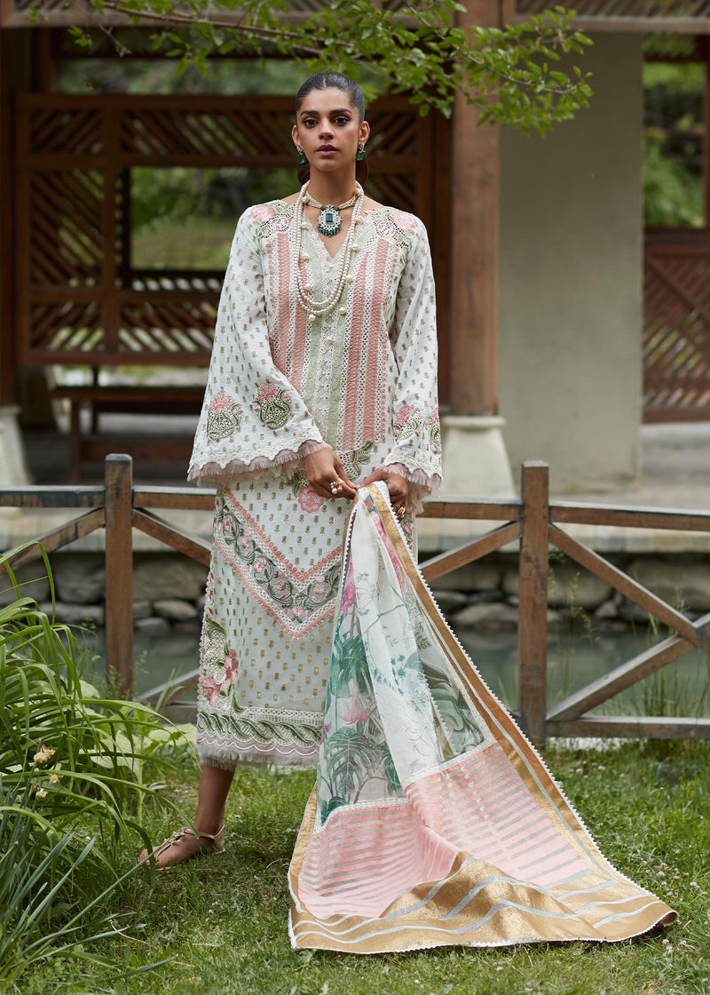 Shop Now, Shigar D5A - Luxe Lawn by Saira Shakira 2023 - Crimson - Shahana Collection UK - Wedding and Bridal Party Dresses - Eid Edit 2023