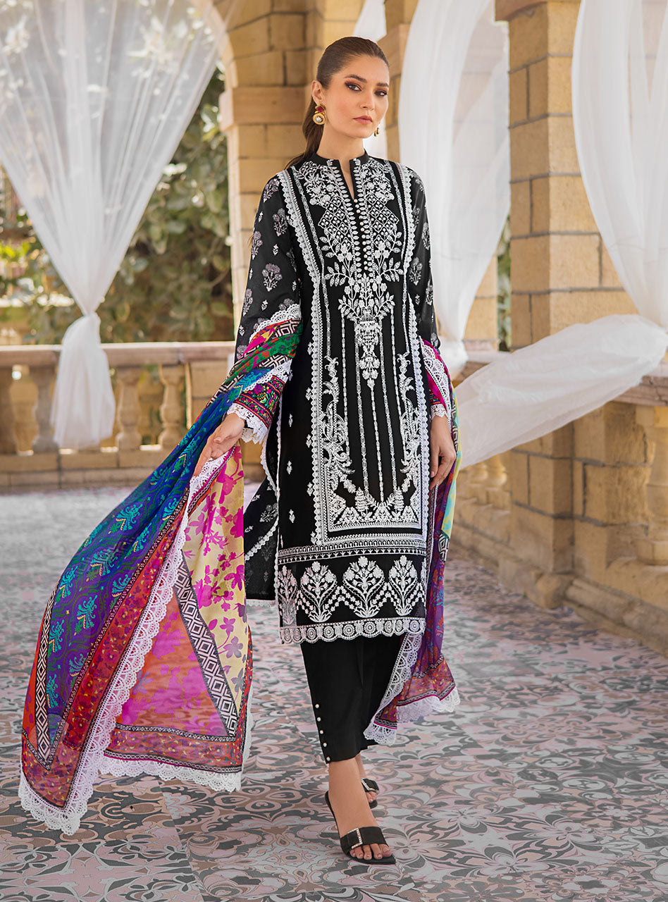 Buy Now, 5A GULFISHAN - Luxury Eid Lawn by Zainab Chottani 2023 - Shahana Collection UK - Zainab Chottani in UK 