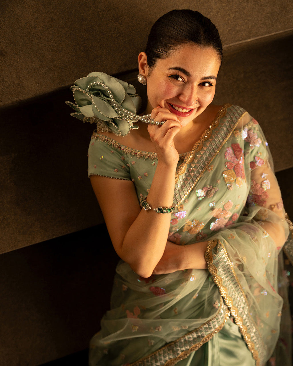 Nureet by Faiza Saqlain Made To Order - Shahana Collection UK