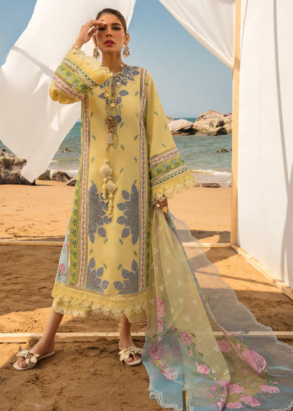 Buy Now, An Ode to Cross Stitch - 5B - Crimson Luxury Lawn 2023 - Saira Shakira - Shahana Collection UK - Wedding and Bridal Party Dresses