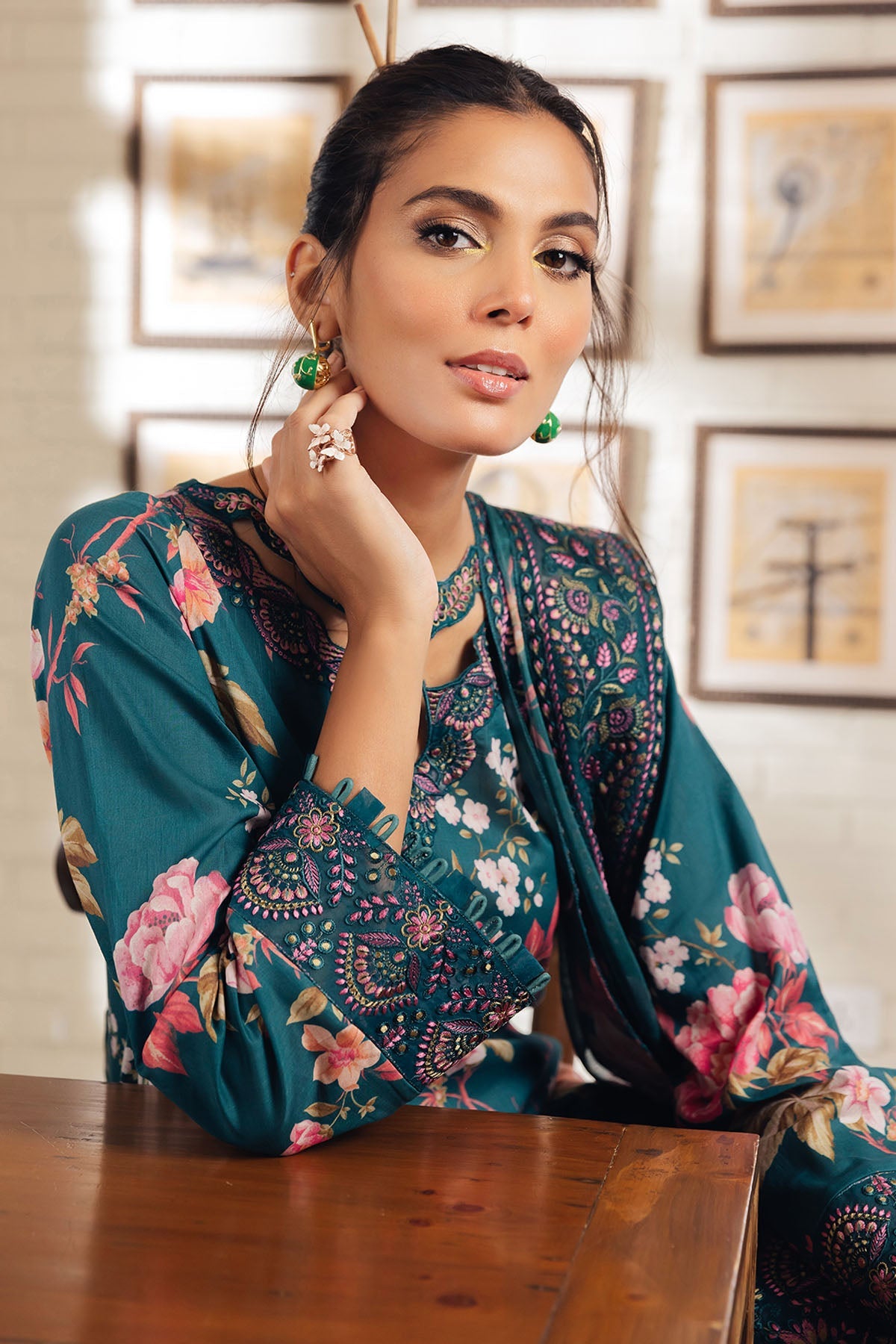 Shop Now, GL-06 - Glam Girl - Lawn Collection 2023 - Nureh - Shahana Collection UK - Wedding and Bridal Party Dresses - Eid edit 2023