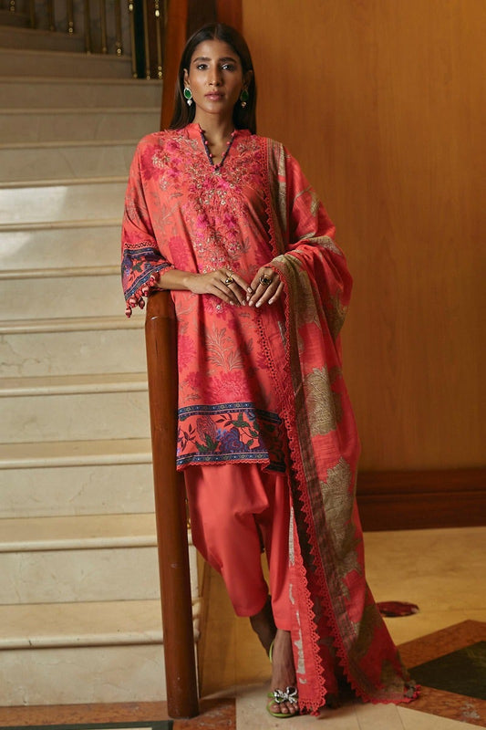 Shop Now - D#6A Muzlin Winter - Vol 1 - Sana Safinaz - Wedding and Bridal Party Dresses - Shahana Collection UK - Pakistani Designer Wear - Winter 2023