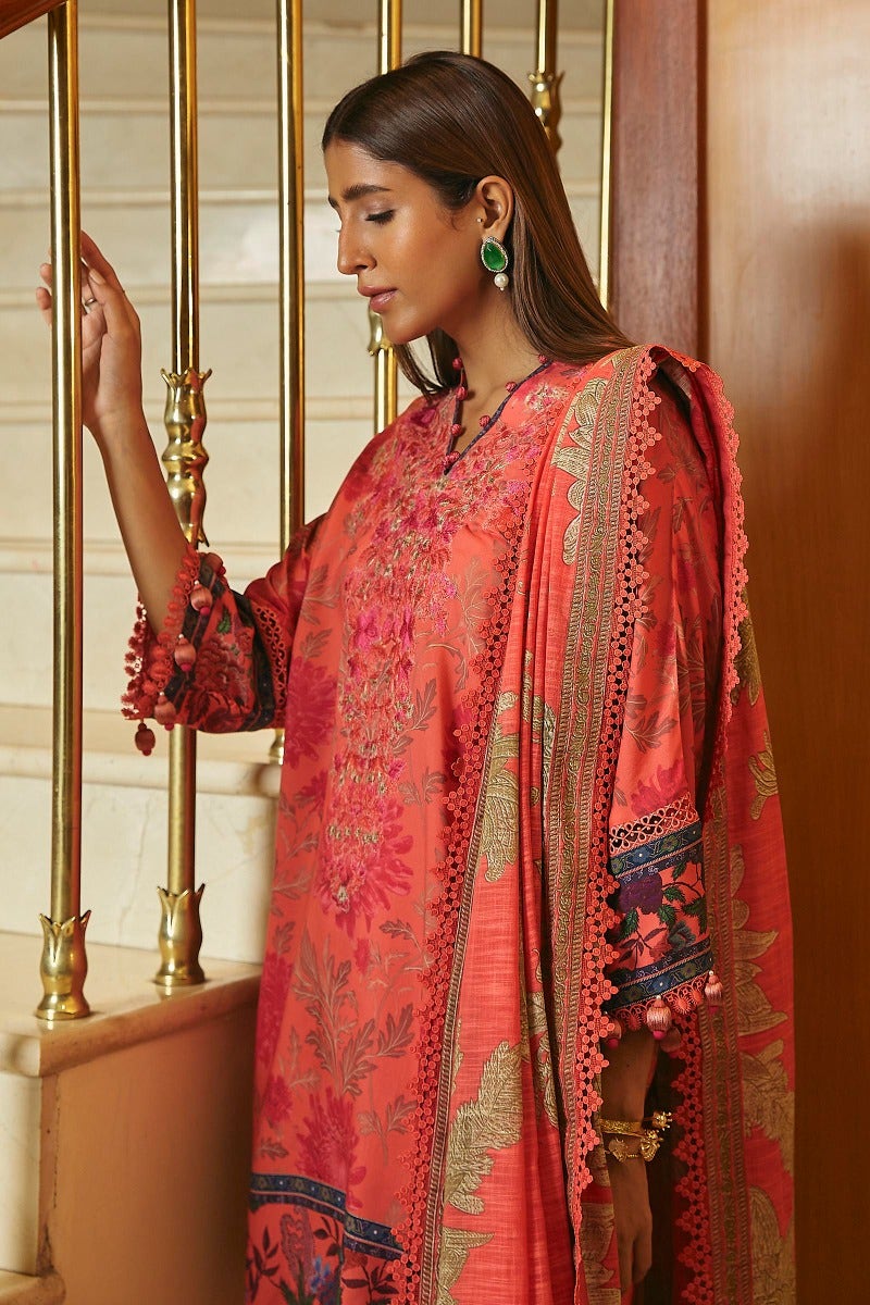 Shop Now - D#6A Muzlin Winter - Vol 1 - Sana Safinaz - Wedding and Bridal Party Dresses - Shahana Collection UK - Pakistani Designer Wear - Winter 2023