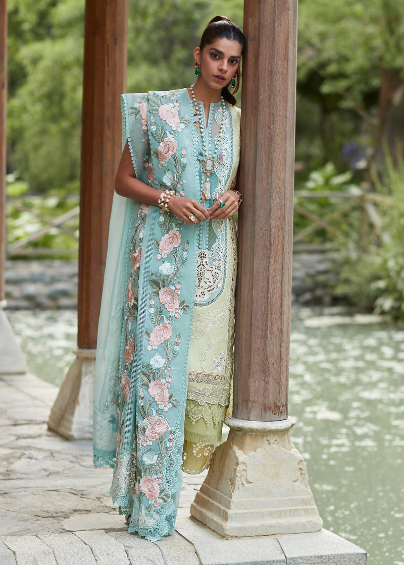 Shop Now, Serendipity D6A - Luxe Lawn by Saira Shakira 2023 - Crimson - Shahana Collection UK - Wedding and Bridal Party Dresses - Eid Edit 2023