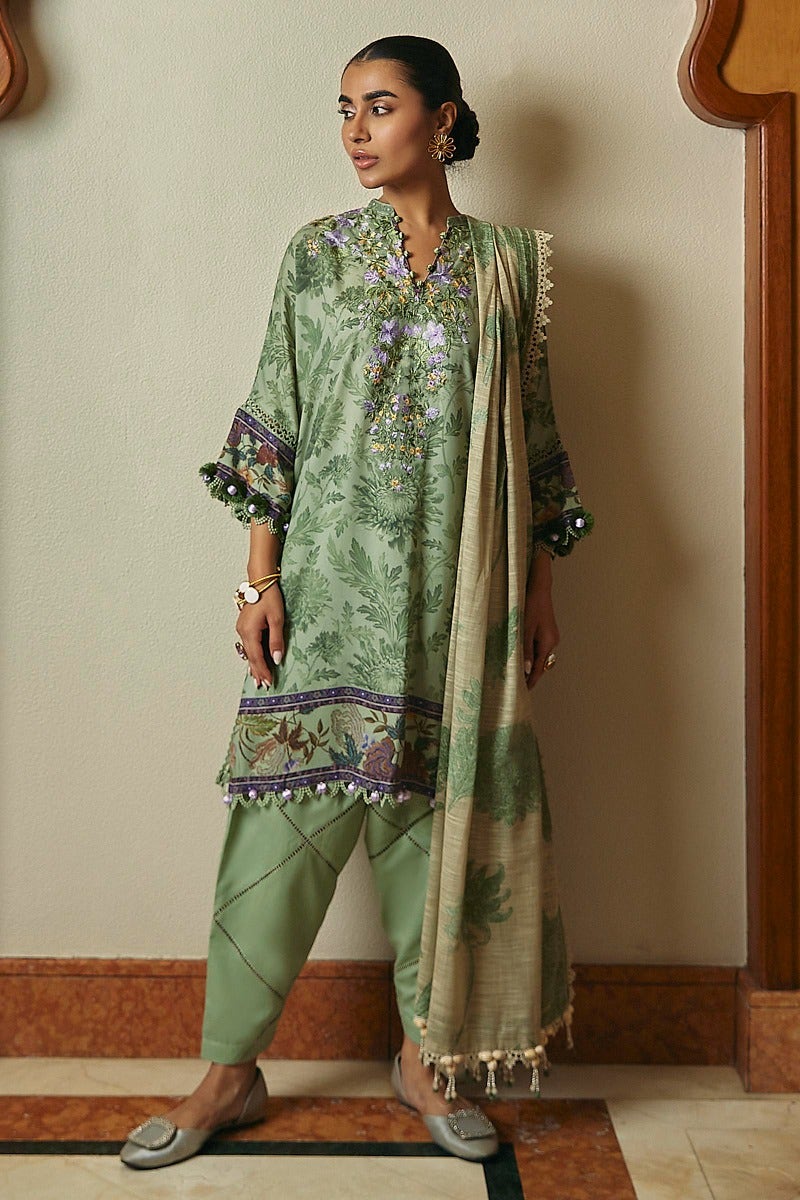 Shop Now - D#6B Muzlin Winter - Vol 1 - Sana Safinaz - Wedding and Bridal Party Dresses - Shahana Collection UK - Pakistani Designer Wear - Winter 2023