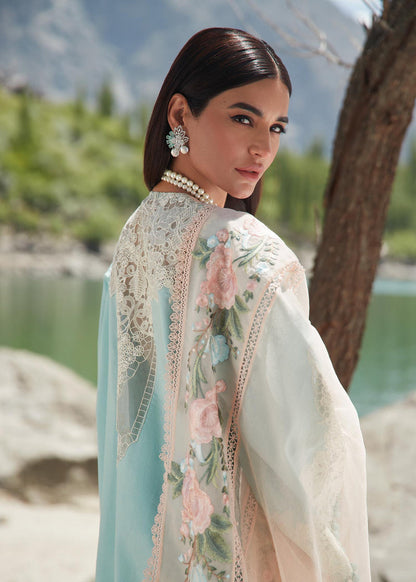 Shop Now, Mountain Love  D6B - Luxe Lawn by Saira Shakira 2023 - Crimson - Shahana Collection UK - Wedding and Bridal Party Dresses - Eid Edit 2023
