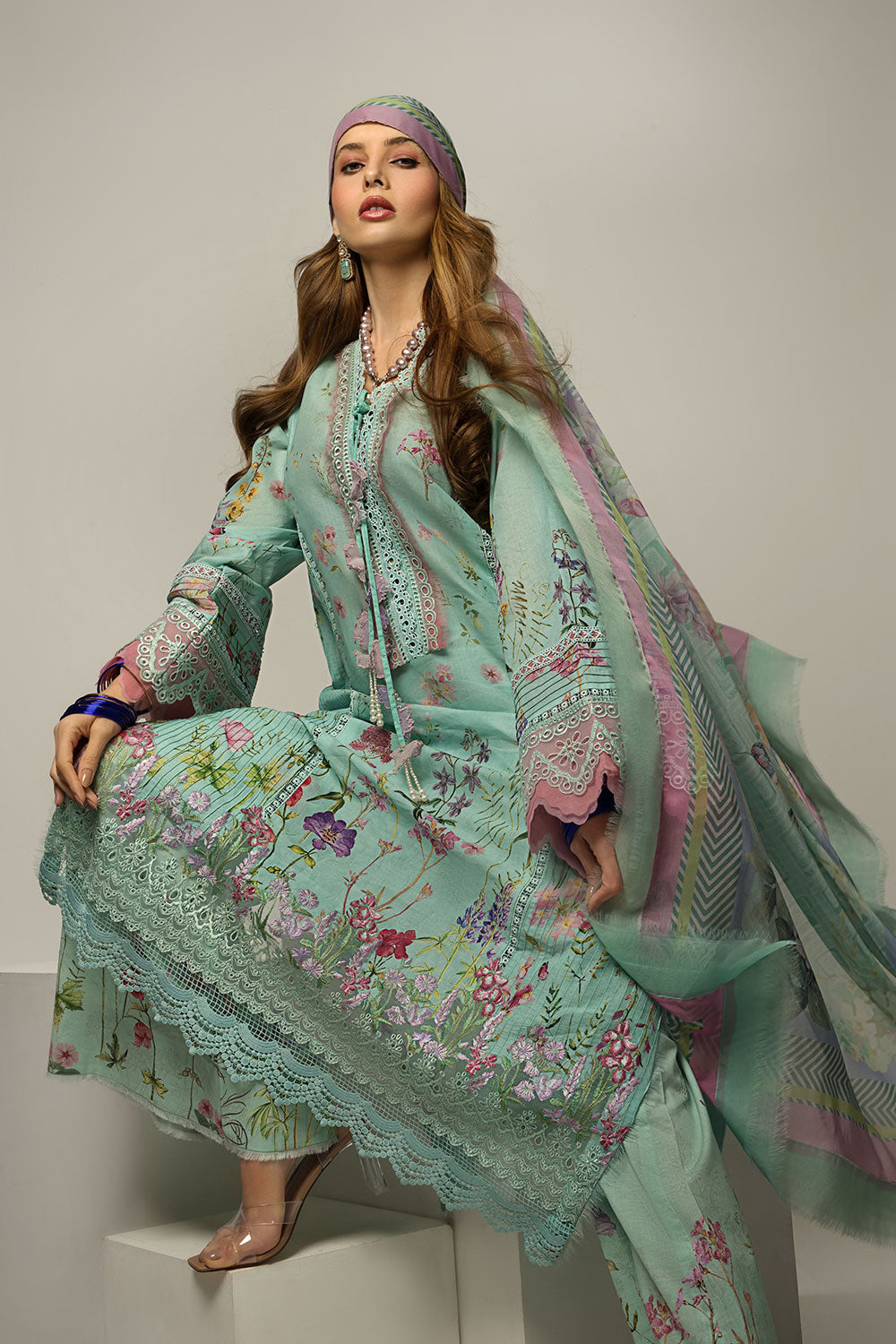 Buy Now, D#6A - Sobia Nazir Vital 2023 - Vol. 2 - Shahana Collection UK  - Wedding and Bridal Party Dresses - Sobia Nazir in UK - Summer Lawn 2023