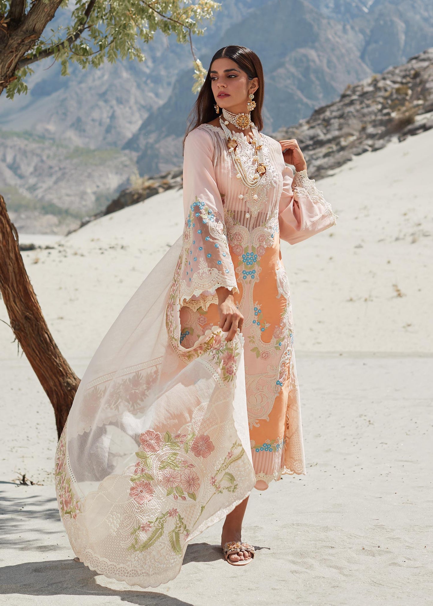 Shop Now, Marori Dreams D8B - Luxe Lawn by Saira Shakira 2023 - Crimson - Shahana Collection UK - Wedding and Bridal Party Dresses - Eid Edit 2023