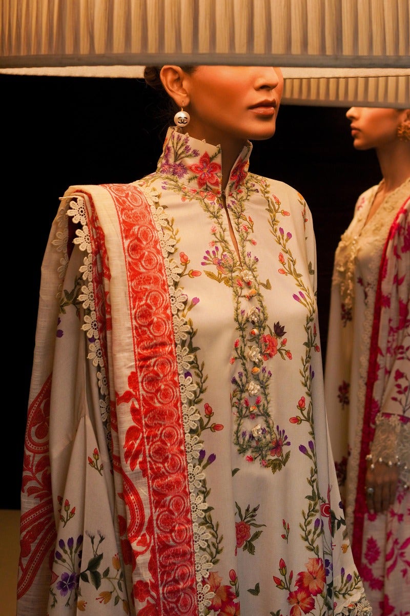 Shop Now - D#9B Muzlin Winter - Vol 1 - Sana Safinaz - Wedding and Bridal Party Dresses - Shahana Collection UK - Pakistani Designer Wear - Winter 2023