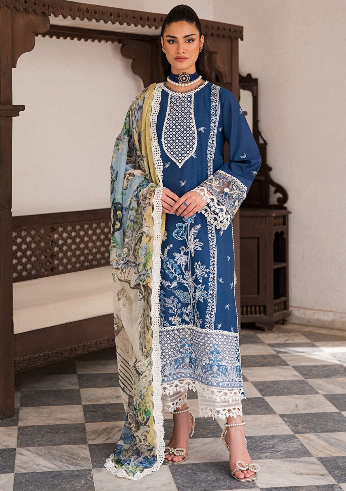 Shop Now, 21B ANAHITA - Wisteria Spring/Summer 2023 - Roheenaz - Shahana Collection UK - Eid Edit 2023