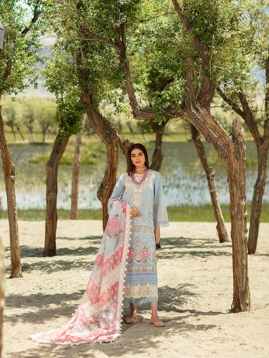 Shop Now, Ice Bloom - Luxury Lawn 2023 - Vol.2 - Maryam Hussain - Shahana Collection UK - Wedding and Bridal Party Dresses 