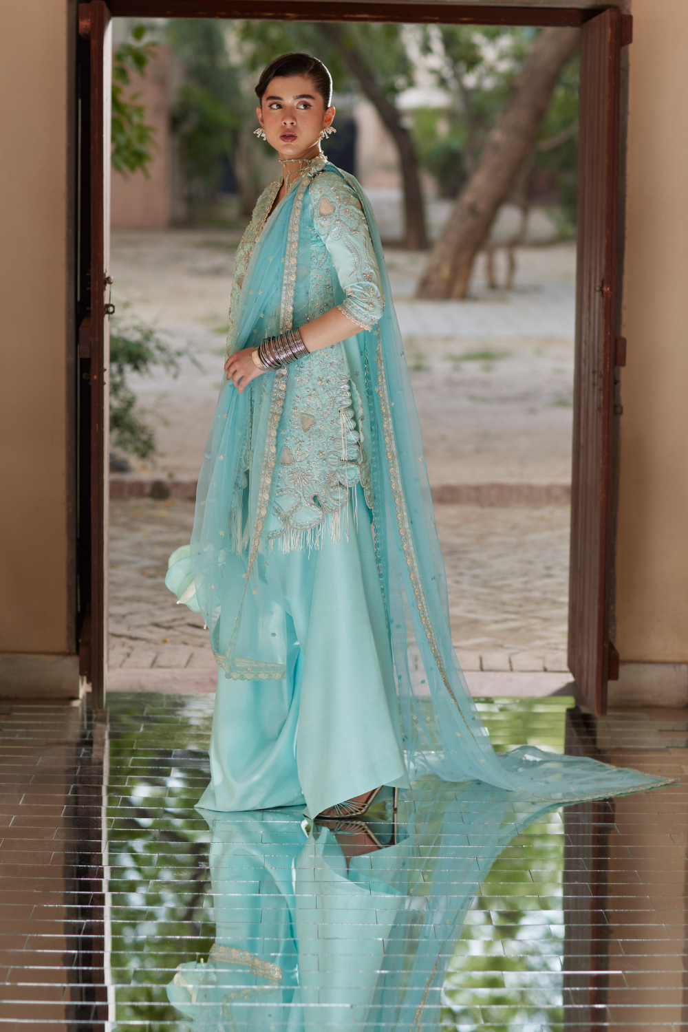 Aks by Soraya Official Silk Suit - Shahana Collection UK