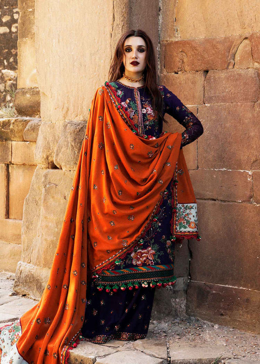 Buy Now, Amethsyt - Karandi AW 2023 - Hussain Rehar - Fall Edition - Shahana Collection UK - Winter 2023 - Wedding and Bridal Party Dresses - Pakistani Designer Dresses in UK - Shahana UK 